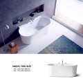1.5m Seamless Oval Imported Special One-piece bathtub Back to Wall Freestanding Acrylic Bathtub